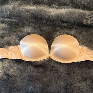 Victoria’s Secret  Strapless Nude Push-Up Bra – Size 36B ✨